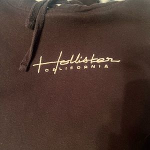 Mens Hollister embroidered hoodie